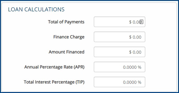 Loan Calculations